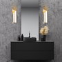 Opviq Lámpara de pared de hierro color crema